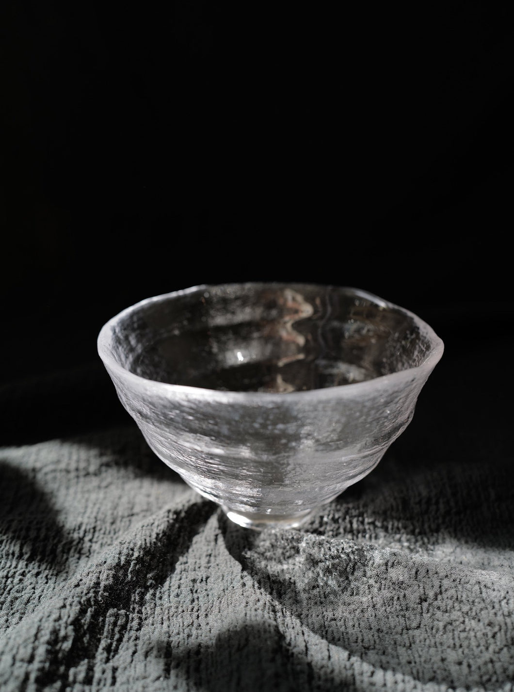 Hammered Matt Glass Bowl